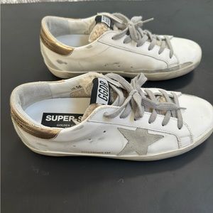 Golden Goose Superstar Shearling Sneaker- size 39